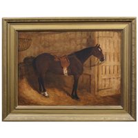 Lot 238 - Manner of George Paice, Saddled Hunter, in a...
