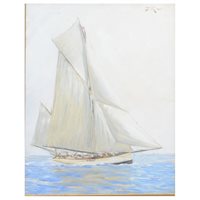 Lot 259 - David Rintoul, Sailing Yacht, signed with...