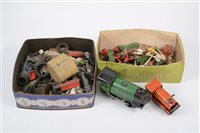 Lot 1053 - Selection of Hornby 0 guage railway, track,...