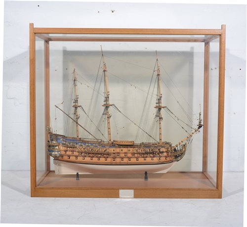 Lot 1061 - Prize winning scale model boat of the 1690...