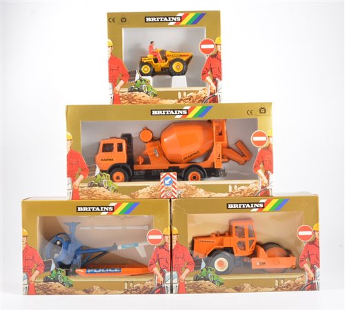 Lot 1068 - Britains Toys; 9919 tipping dump truck, 9912...