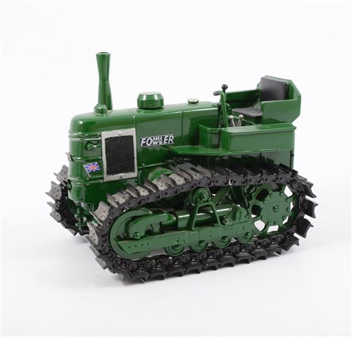 Lot 1087 - G & M Farm models Fowler Leed crawler tractor,...