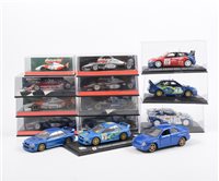 Lot 1106 - Minichamps models, five F1 racing models all 1:...