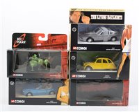 Lot 1118 - Modern Corgi Toys; James Bond car models,...