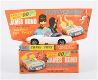 Lot 1147 - Corgi Toys; 336 James Bond Toyota 2000GT,...