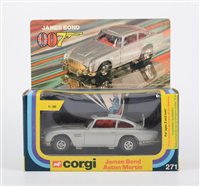 Lot 1150 - Corgi Toys; 271 James Bond Aston Martin DB5,...
