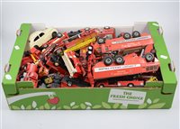 Lot 1170 - Diecast models and vehicles; playworn...