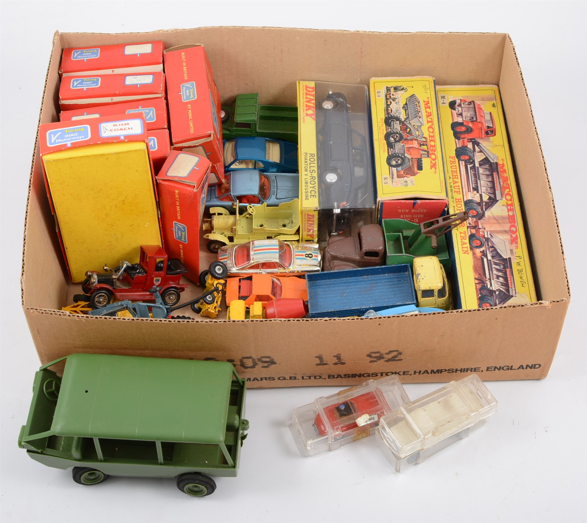 Lot 1174 - Diecast Models and Triang Minic Motorway;