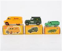 Lot 1180 - Dinky Toys; 064 Austin lorry, 261 telephone...