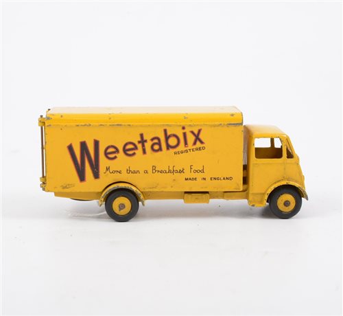 Lot 1181 - Dinky Toys; 514 ''Weetabix'' Guy Van, unboxed.