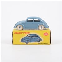 Lot 1182 - Dinky Toys; 181 Volskwagen Beetle, boxed.