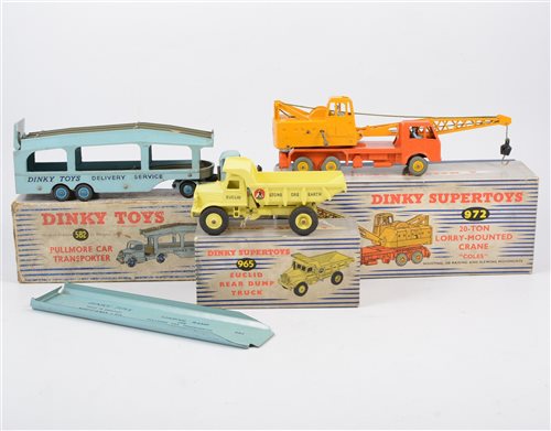 Lot 1192 - Dinky Toys; 965 Euclid rear cump truck, 582...