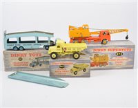 Lot 1192 - Dinky Toys; 965 Euclid rear cump truck, 582...