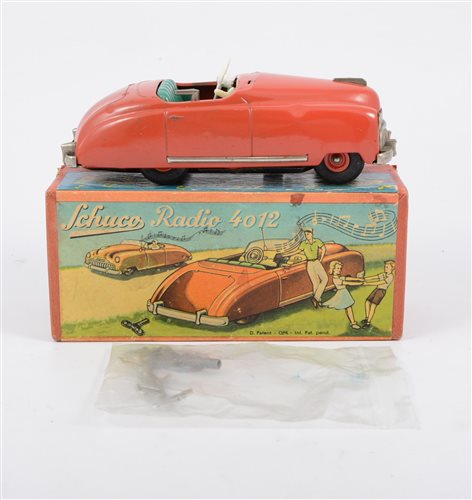 Lot 1204 - Schuco Germany tin-plate Radio Car 4012, boxed.