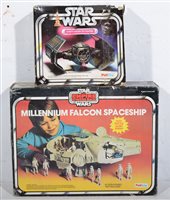 Lot 1246 - Star Wars vehicles by Palitoy; Millennium...