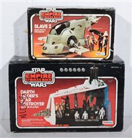 Lot 1247 - Star Wars vehicles by Palitoy; Slave I and...