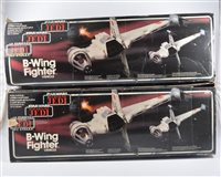 Lot 1253 - Two Star Wars B-Wing fighter vehicles; in...