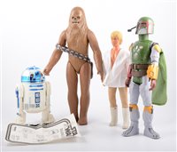 Lot 1259 - Star Wars large scale figures from the 12''...