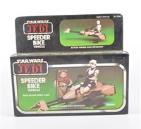 Lot 1265 - Star Wars Toy; Return of the Jedi Speeder Bike...