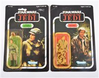 Lot 1303 - Star Wars figures; Return of the Jedi, Han...