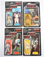 Lot 1318 - Star Wars figures; Return of the Jedi, 8D8...