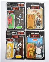 Lot 1323 - Star Wars figures; Return of the Jedi, B-Wing...