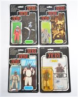 Lot 1324 - Star Wars figures; Return of the Jedi, Klaatu...