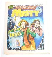 Lot 1341B - Misty Comic no.1, 4th Feburary 1978, with...