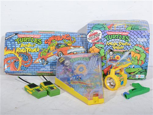 Lot 1351 - Teenage Mutant Ninja Turtles toy; Arcade...