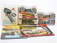 Lot 1370 - Scalextric Set ''GP3''; along with five racing...