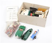 Lot 1372 - Vintage Scalextric spares and accessories,...