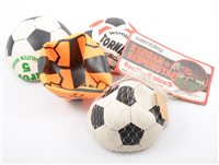 Lot 1378 - Mettoy Wembley toy footballs ''Playballs'';...