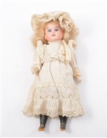 Lot 1387 - Armand Marseille bisque head doll; 1894 DEP...