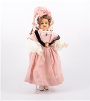 Lot 1408 - Early celluloid head doll by Kammer &...