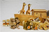 Lot 1423 - Steiff Noah's Ark with animals; made in 1997...