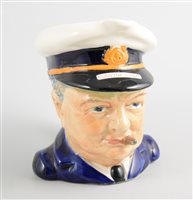 Lot 303 - Burleigh Pottery character jug, Sir Winston...