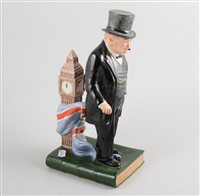 Lot 317 - Manor Pottery figure, Sir Winston Churchill,...