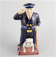 Lot 318 - Kevin Francis toby jug, standing Sir Winston...