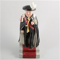 Lot 321 - Manor Pottery figure, Sir Winston Churchill,...