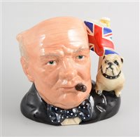 Lot 324 - Royal Doulton character jug, Sir Winston...