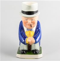 Lot 332 - Copeland Spode toby jug, Sir Winston Churchill...