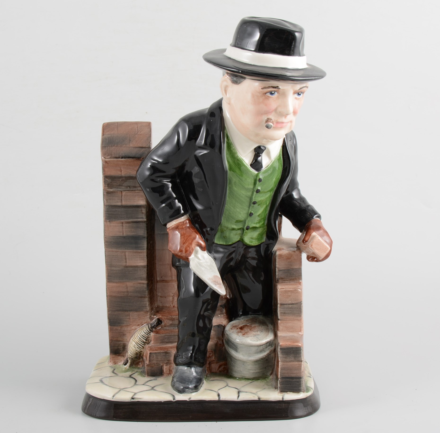 Lot 333 Manor Pottery, Sir Winston Churchill,
