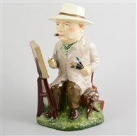 Lot 329 - Manor figure, Sir Winston Churchill, Winston...