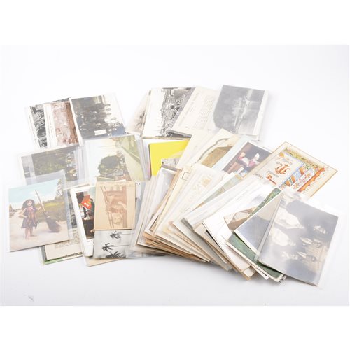 Postcards: A large collection of postcards...