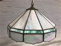 Lot 589 - Tiffany style ceiling light fitting,...