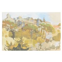 Lot 207 - Elizabeth Organ, Carcassonne, watercolour and...