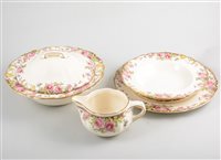 Lot 347 - A complete Royal Doulton cream ware dinner...