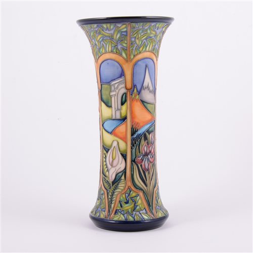 Lot 45 - Moorcroft Pottery, a Trial vase, 1999, waisted...
