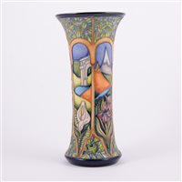 Lot 45 - Moorcroft Pottery, a Trial vase, 1999, waisted...