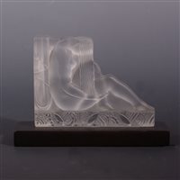 Lot 65 - Etling, an Art Deco glass figural sculpture,...